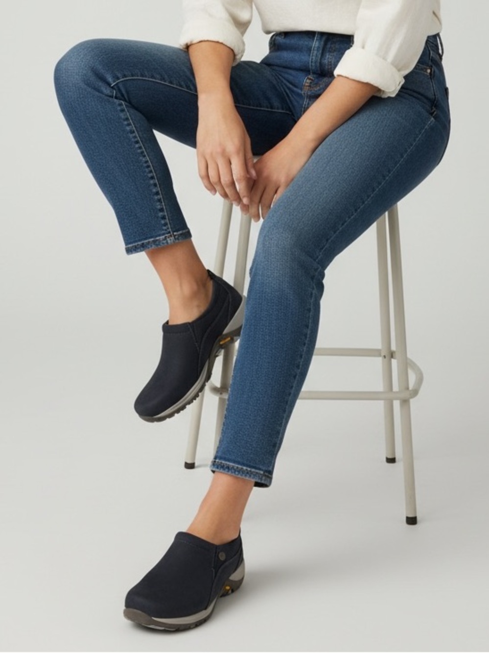 Dansko Woman Navy Slip-On Casual Shoes Size 6 New Vibram Sole